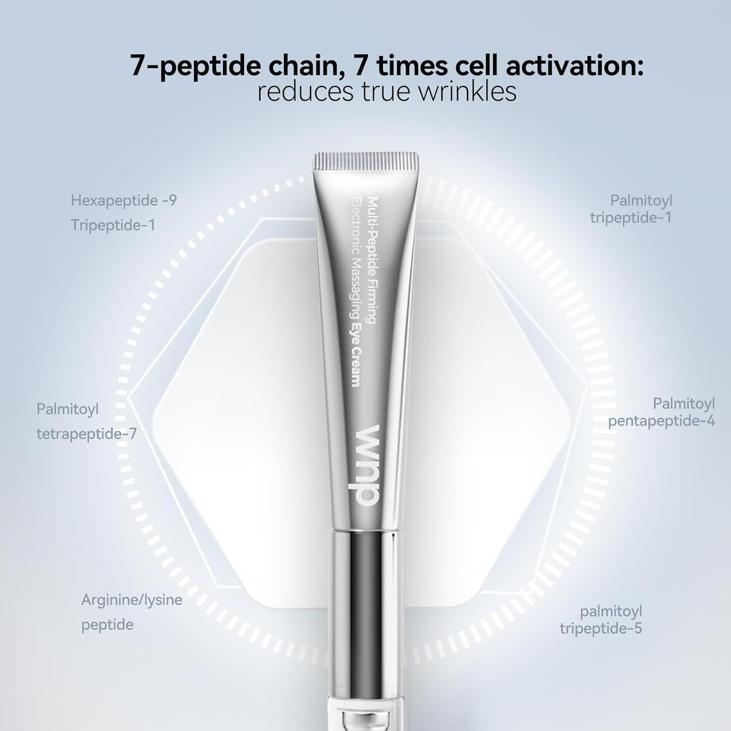 image:imageWNP Eye CreamWrinkle Eraser EyeCream Multipeptide Firming Eye Tightener AntiAging Eye Cream for Puffiness and Bags Under Eyes Cream