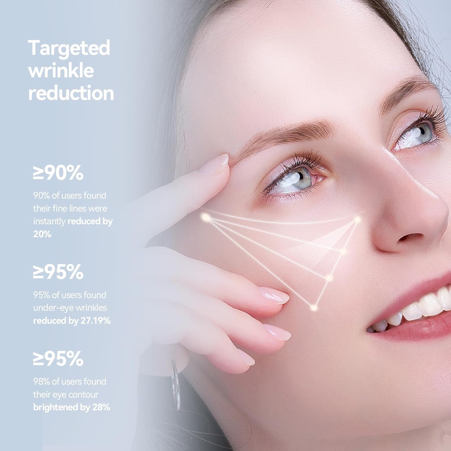 image:imageWNP Eye CreamWrinkle Eraser EyeCream Multipeptide Firming Eye Tightener AntiAging Eye Cream for Puffiness and Bags Under Eyes Cream