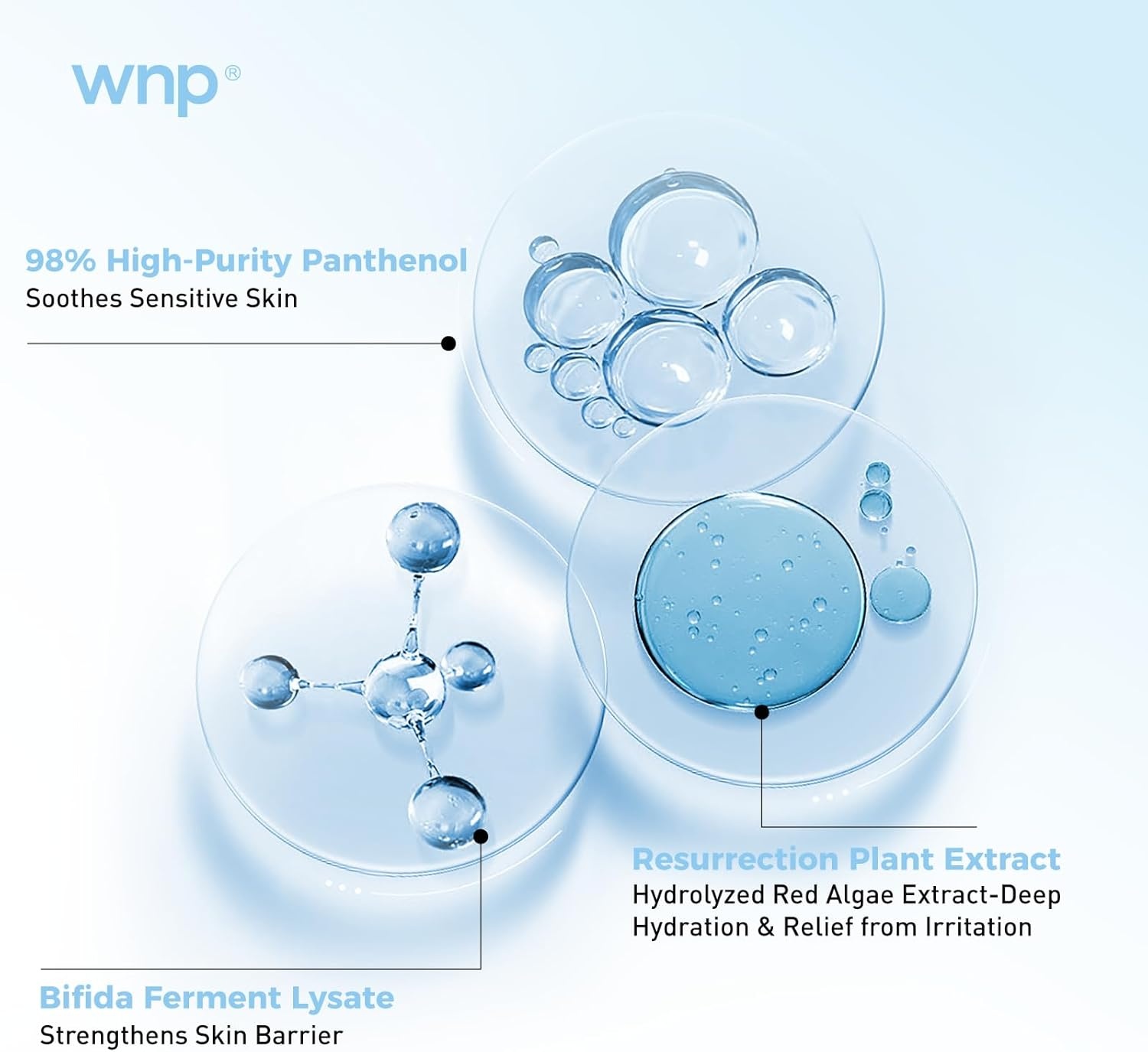 image:imageWNP Hyaluronic Acid HydratingampSoothing Toner 4D Hyaluronic AcidRed Algae ExtractBifida Ferment Lysate Panthenol Deep MoistureampSkin Barrier Repair Vegan Skincare for Dry amp Sensitive Skin