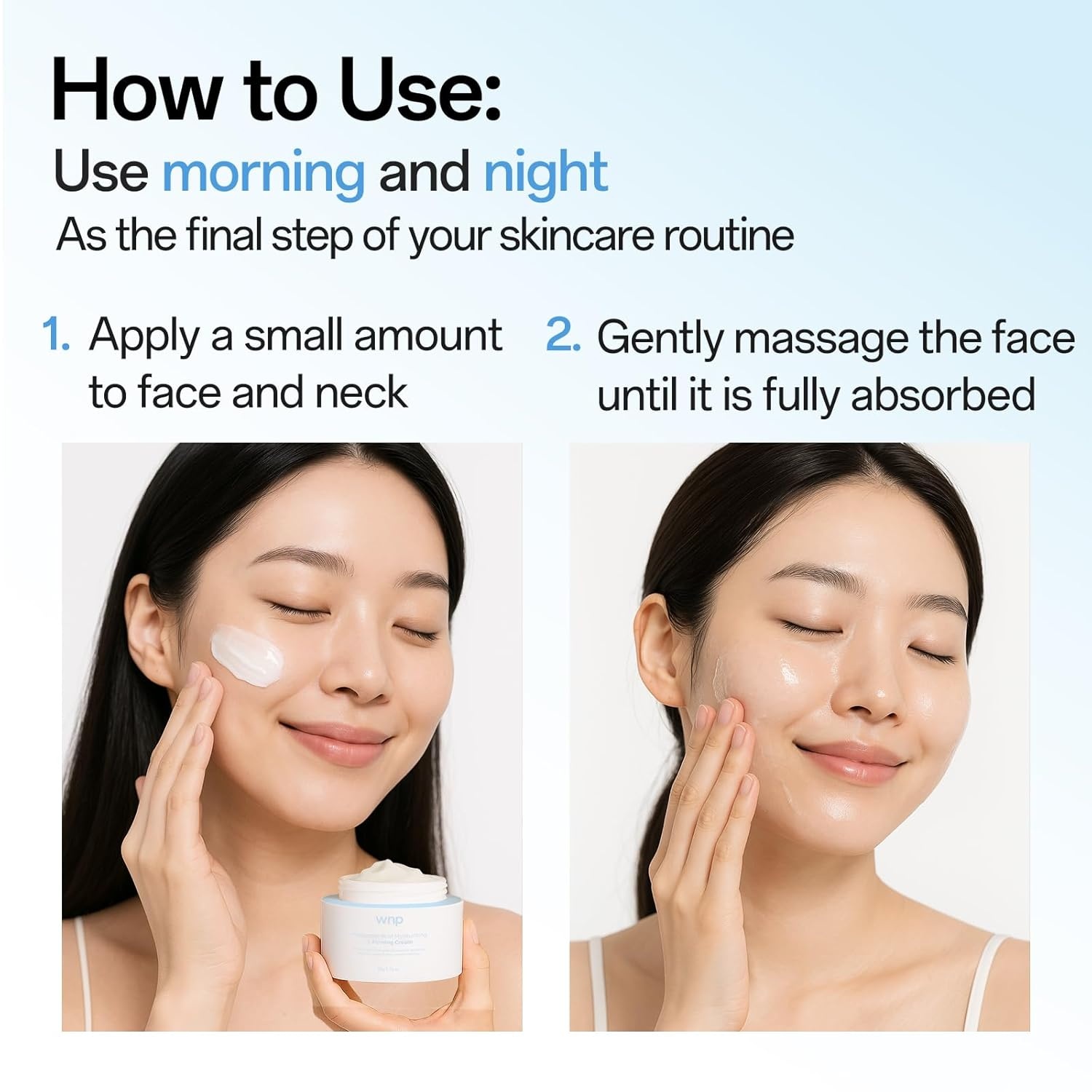 image:imageWNP Hyaluronic Acid Moisturizing amp Firming Cream 4D Hyaluronic Acid Aloe VeraPeptidesCollagenCeramides AntiAging Face Moisturizer Vegan SkinCare for Fine LinesWrinkles Dry Sensitive Skin