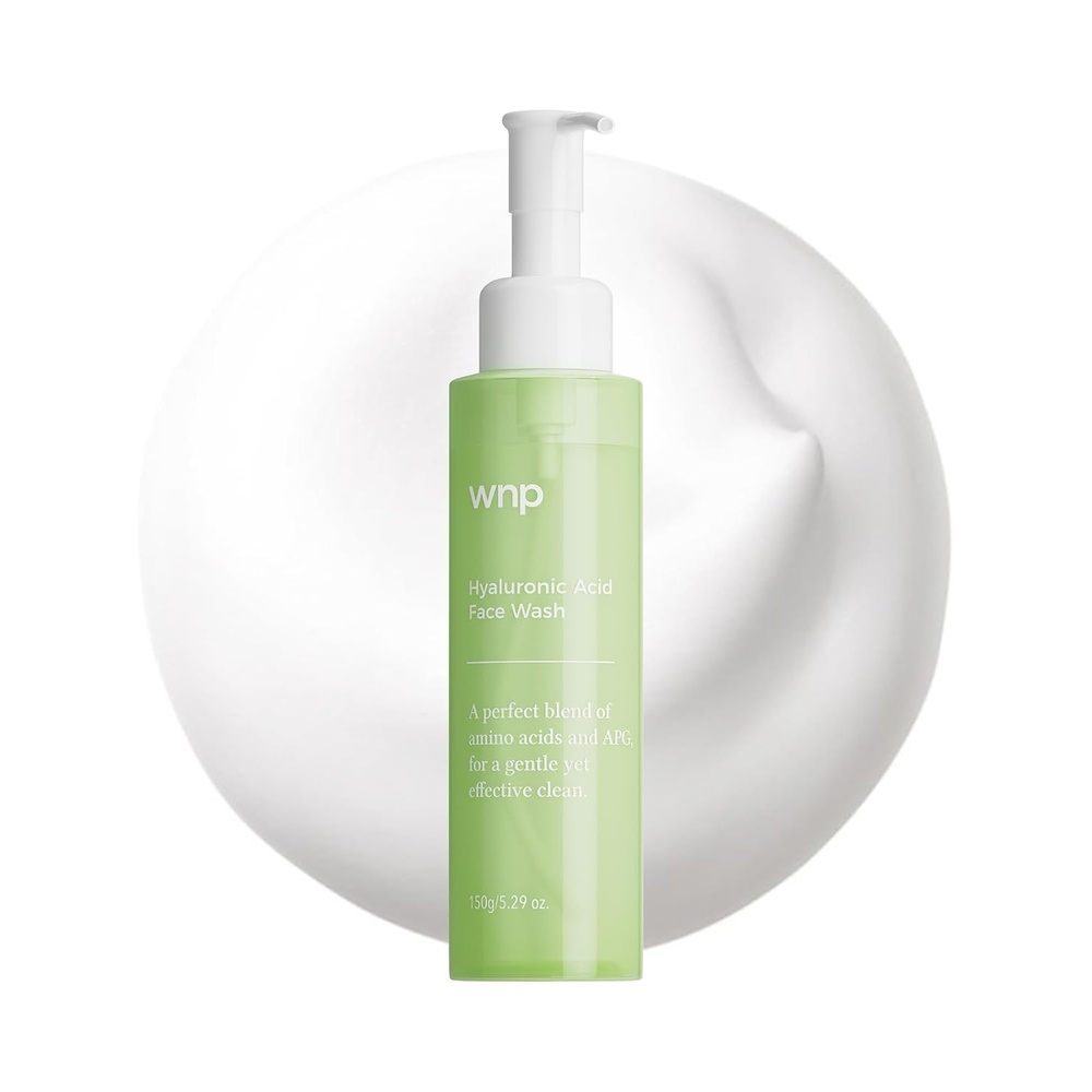 image:imageWNP Foaming Face WashGentle Facial Cleanser with Hyaluronic AcidAPG Deep HydrationSkin Barrier RepairZero Friction Exfoliationfor All Skin Types 150ml529oz