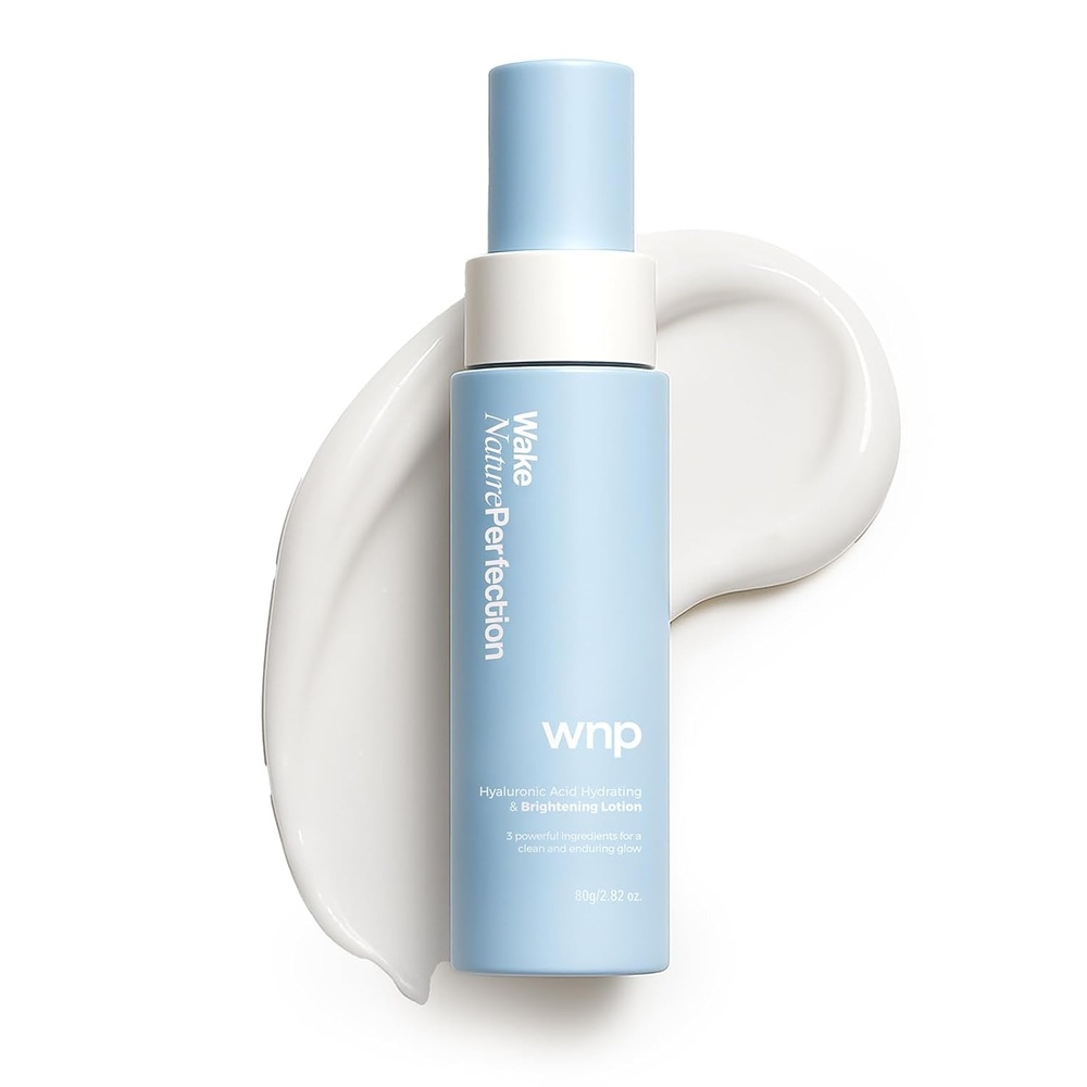 image:imageWNP Hyaluronic Acid Hydrating amp Brightening Lotion 4D Hyaluronic Acid 2 Niacinamide 377 Vitamin C Deep Moisture amp Radiance Boosting Facial Moisturizer Vegan SkinCare for All Skin Types