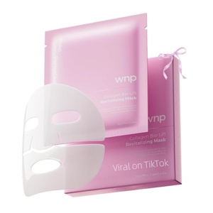 image:imageWNP 6D Bionic Collagen BioGel Mask Overnight Deep Hydration with 51 Collagen Niacinamide Hyaluronic Acid Firming AntiAging Brightening for Sensitive Skin 28g x 4