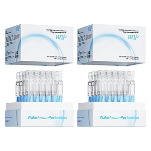 image:imageWNP Hyaluronic Acid Serum 3 for Face with 4D MultiLayer Hydration  Ultra Hydrating AntiAging Serum  Moisturizer for Dry amp Sensitive Skin  PreMakeup Skincare  SingleUse Vials 100PCS60 vials 72 ml