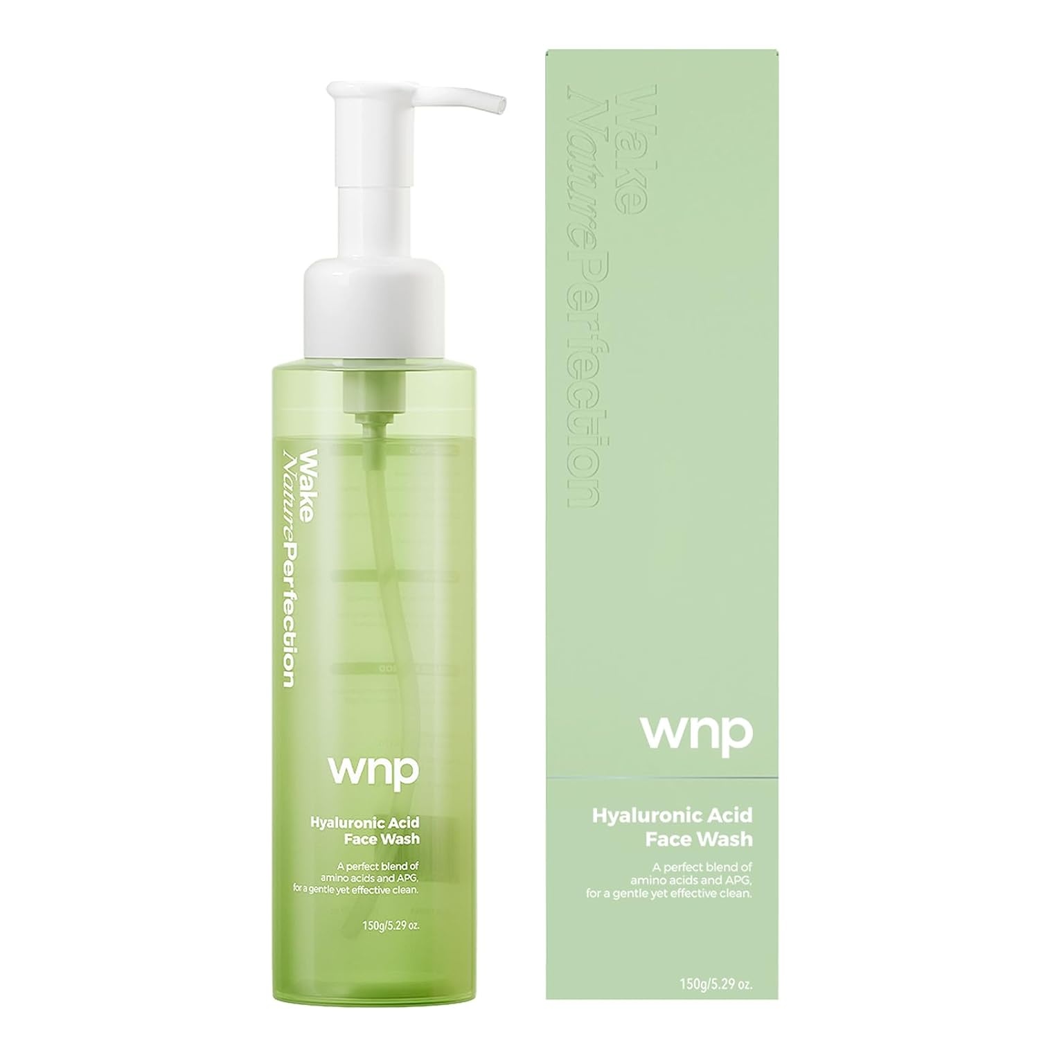 image:imageWNP Hydrating Face Wash amp Oil Serum Set Gentle Amino Acid Cleanser Oil Suspension Serum with Hyaluronic Acid amp Squalane for Dry Sensitive Skin Pore Care AntiAging Daily Skincare Routine