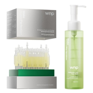 image:imageWNP Hydrating Face Wash amp Oil Serum Set  Gentle Amino Acid Cleanser  Oil Suspension Serum with Hyaluronic Acid amp Squalane for Dry Sensitive Skin Pore Care AntiAging Daily Skincare Routine